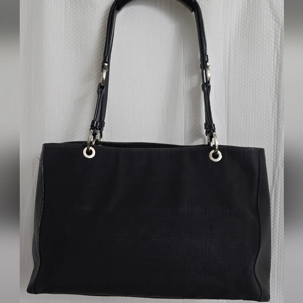 EUC Vintage Salvador Ferragamo Signature Tote Bag